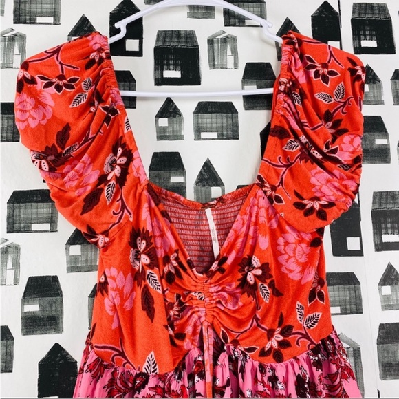 Free People / Paisley Mini Dress (or top) - Picture 2 of 7